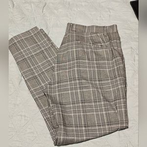 Bershka mens skinny plaid pant